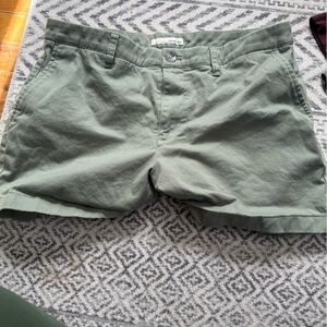 Green Cargo Shorts